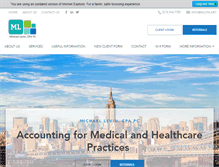 Tablet Screenshot of mlcpa.net